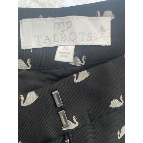 RSVP by Talbots Black Swan Textured Lined Dress Pants Sz 10‎ - Picture 8 of 12